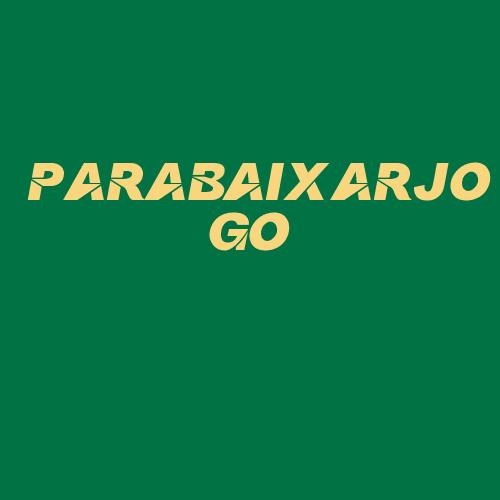 Logo da PARABAIXARJOGO